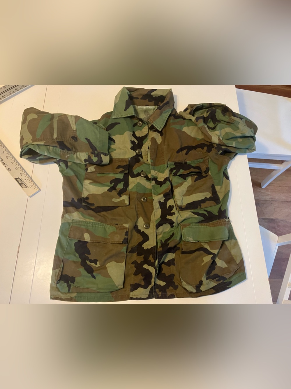 Camo Utility Shirt Jacket - Green Woodland